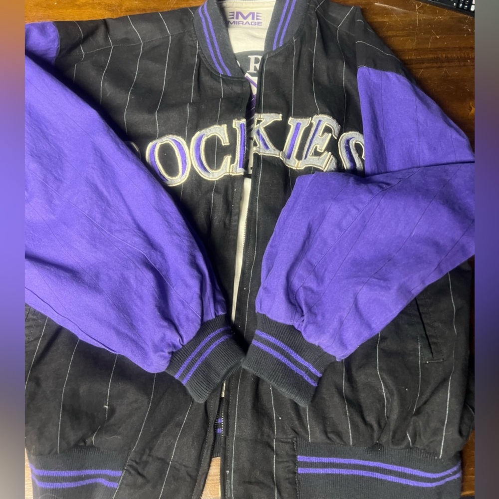 Vintage 90s Rockies jacket, Size: M, Used, reversible